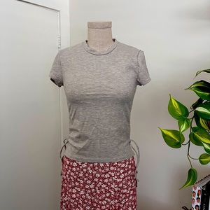 Reformation “Lychee” Top Size Small in Marble NWT